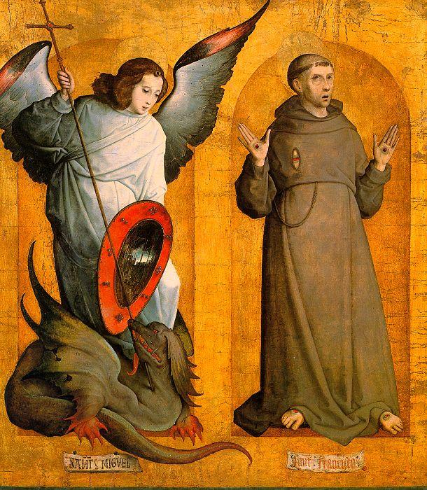 Juan de Flandes Saints Michael and Francis Spain oil painting art